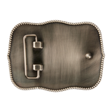 Antique Nickel Scalloped Buckle