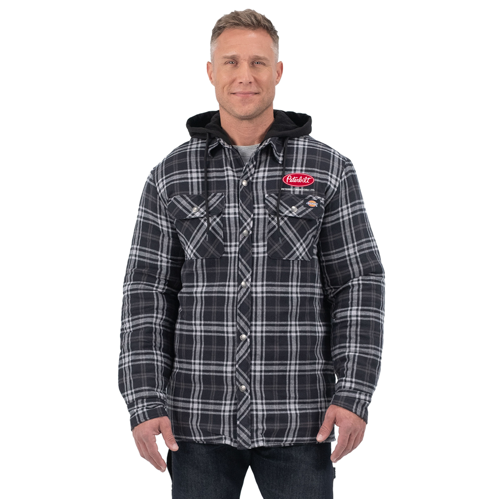 Dickies flannel jacket with hood shop
