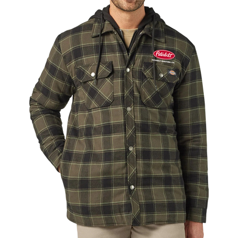 Peterbilt Manitoba Dickies Flannel Hooded Jacket