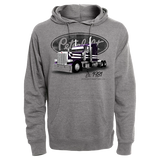 Peterbilt Manitoba Purple Project Truck Thin Pullover Hoodie