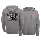 Peterbilt Manitoba Purple Project Truck Zip Hoodie